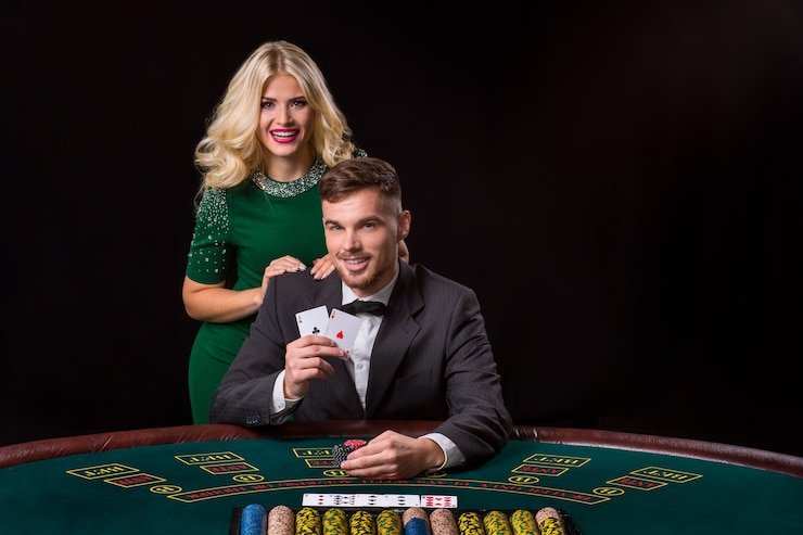Live dealer Free Bet Blackjack table on warungvegas mobile app